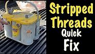 How To Fix Stripped Threads on Side Battery Terminal