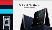 Galaxy Z Flip5 Retro : Homage to SGH-E700｜Samsung