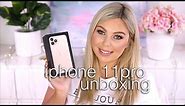 unboxing iPhone 11 pro gold
