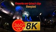 Immersive Fireworks at Galaxy's Edge! 8K VR Disneyland