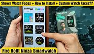Fire Boltt Ninja Smartwatch | Custom Watch Faces ?? | How to Install Watch Face in Smartwatch