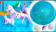 Sea Unicorn Family ! Schleich Horse Pearl Surprise Horse Set