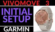 How to Turn On and Setup the Vivomove 3 - Garmin Vivomove 3S, Luxe, Style