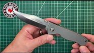 Emerson Knives EX100 -- Emerson Collectors Association Knife 2021 -- Close Up