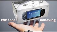 Time capsule ASMR: Unboxing Sony PSP 1000 (first "fat" revision of Playstation Portable) from 2007