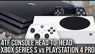 4TF Console Face-Off: Xbox Series S vs PlayStation 4 Pro: Elden Ring, Cyberpunk, Witcher + More!