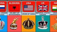 Royal Crowns From Different Countries