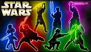 The 7 Forms of Lightsaber Combat & RARE STYLES - Star Wars Explained