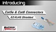 Introducing: Cat5e & Cat6 Connectors, EZ-RJ45 Shielded