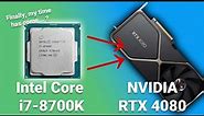 GeForce RTX 4080 with Core i7-8700K Benchmarks - How Much Bottleneck?