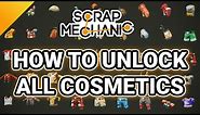 How to Unlock All Cosmetics in Scrap Mechanic Survival
