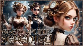 Steampunk Serenity: AI-generated Steampunk Ladies | Ai art | 4k