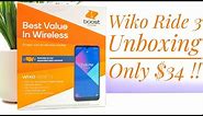 Wiko Ride 3 Unboxing and Hands-On - Boost Mobile