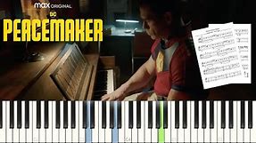 Peacemaker - Home Sweet Home - John Cena || PIANO TUTORIAL || SHEET & MIDI