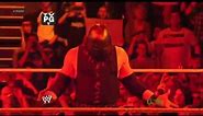Kane vs Zack Ryder WWE Raw 4.16.12.