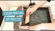 How to screen print t-shirts at home (DIY method) | CharliMarieTV