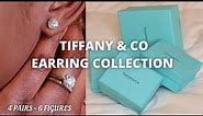 Stunning 3ct TIFFANY & CO Diamond Stud Earrings + my earring collection