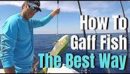 How to GAFF Fish The BEST Way Gaffing Fish Basics & Tactics