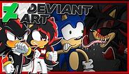 Shadow & Shadie VS DeviantArt | Female Shadow.EXE LOVES SONIC? (FT Tails)
