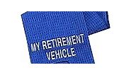 Funny Retirement Gifts My Retirement Vehicle Golf Towel with Clip Golf Gifts for Dad, Papa (My Retirement Vehicle)