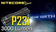 NITECORE P23i 3000 Lumen Rechargeable Flashlight