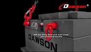 HOW TO USE DAWSON G80 FORGED ALLOY STEEL EYE SLING HOOK WITH CAST LATCH FOR LIFTING CHAINS