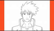 How To Draw Kakashi No Mask (Naruto)