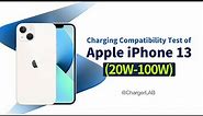 Watch till the end | Charging Compatibility Test of Apple iPhone 13 (20W-100W)
