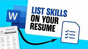 How to List Professional Skills on Your Resume
