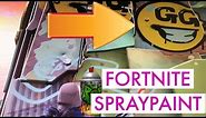 how to spray paint in fortnite battle royal