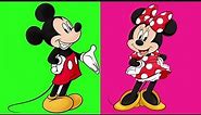 Disney Coloring World - Mickey Mouse & Minnie Mouse - Coloring Pages for Kids - Episode 2