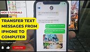 How to Transfer Text Messages from iPhone to Computer (2 Super Easy Ways)