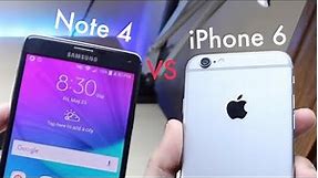 iPHONE 6 Vs SAMUNG GALAXY NOTE 4 In 2018! (Comparison) (Review)