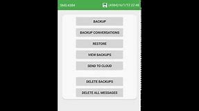 How to backup sms on android to SD card | how to export sms to sd card android