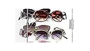 MOOCA Acrylic Lockable Rotating Sunglass Display Case, Acrylic Sunglasses Organizer, Sunglasses Display Stand, Eyeglass Case, Eyeglass Display Case With Mirror, 24 Frames