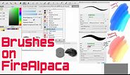 Brushes on FireAlpaca (Part 1)