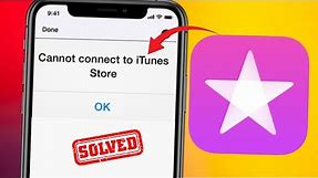 How to Connect iTunes Store iOS 16 on iPhone X, Xs Max, 11 Pro | Cannot Connect iTunes Store iOS 16