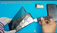Samsung M30s Broken Screen Replacement | OLED TO IPS LCD Screen Replacement