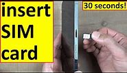 How to insert SIM card in iPhone 14