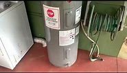 Rheem 72-40-2 240V / 4500W 40 Gallon Electric Water Heater Review, Quality product hot water.