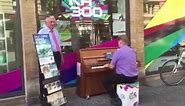 Cart Witnessing with Piano :) - Jehovah's Witnesses Examiner