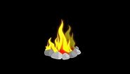 Flame Animation - After Effects Vector Art