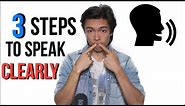 How To Speak CLEARLY And Confidently 3 Tricks