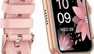 Allspin Smart Watch,Answer/Make Calls, 1.57-inch Fitness Tracker IP68 Waterproof ,Smartwatch for Women Men Compatible Android iPhone,Pink