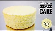 Rice Flour Chiffon Cake | Rice Flour Cake | Gluten Free Chiffon Cake | Bake and Toss