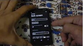 Changing Nokia Lumia Lock Screen And Theme