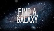 How to find a galaxy - The Andromeda Galaxy (M31):