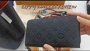 LOUIS VUITTON Zippy Wallet Review 2023 - Monogram Empreinte leather Wallet Unboxing