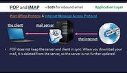 Email Protocols: SMTP, POP and IMAP