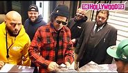 Jay-Z Signs Autographs & Jokes With Fans While Leaving Roc Nation Offices In New York City 10.19.21